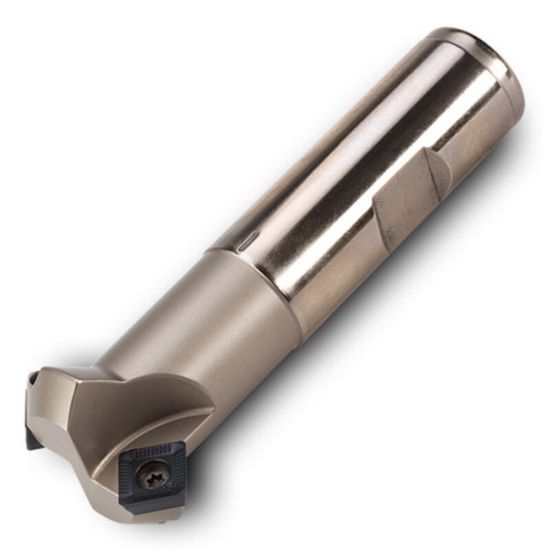 Picture of INGERSOLL 15N1F-1001584R01 Milling Cutter 45.0° 1.000 Weldon 0.7500 1 Flute 0.23 Max DOC 3.500 OAL