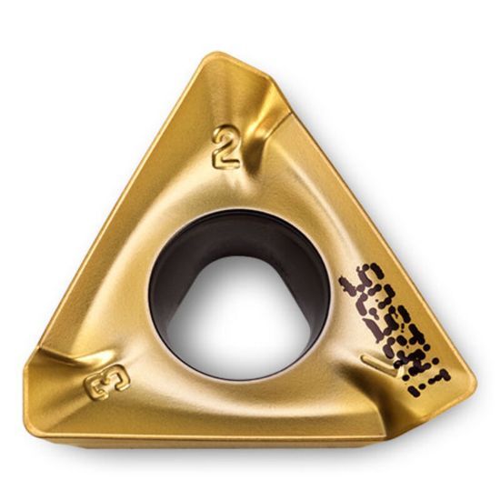 Picture of INGERSOLL THLS130608R IN2510 Milling Insert Triangle 0.031 TiAIN + TiN HiPosTrio Insert