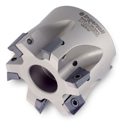 Picture of INGERSOLL 2J1X-20R02 Milling Cutter 90.0° 2.000 Shell Arbor 0.7500 6 Flute Coolant 0.5 Max DOC 1.570 OAL