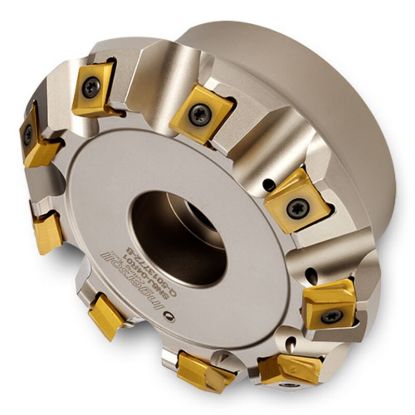 Picture of INGERSOLL SN6J-06R01 Milling Cutter 45.0° 6.000 Shell Arbor 1.5000 12 Flute 0.32 Max DOC 2.375 OAL
