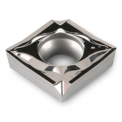 Picture of INGERSOLL XCGT10T304TA K10 Turning Insert 83.5° TiN + TiCN + TiC + Al2O3 + TiN 0.016 Corner Radius
