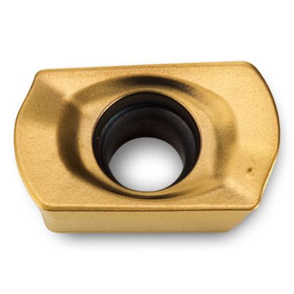 Picture of INGERSOLL UOMT0602TR IN2035 Milling Insert Tear Drop 0.040 TiAlN HiPosMicro Insert