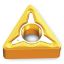 Picture of INGERSOLL TNMG2.532MM TT9225 Turning Insert Triangle TiCN + Al2O3 + TiCN 0.031 Corner Radius