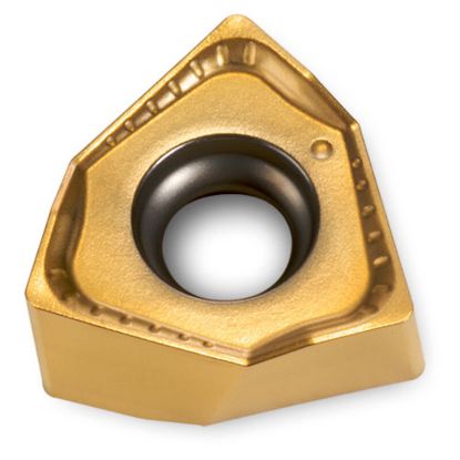Picture of INGERSOLL WNGU090405R IN2505 Milling Insert Trigon 0.020 TiAIN + TiN DiPosHexa