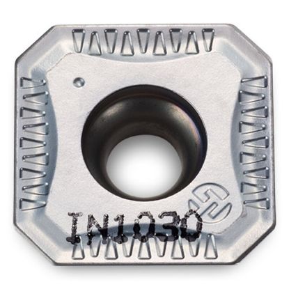 Picture of INGERSOLL SEKT 12T3AFTN-M IN2510 Milling Insert Square 0.043 TiAIN + TiN ISO Milling Insert