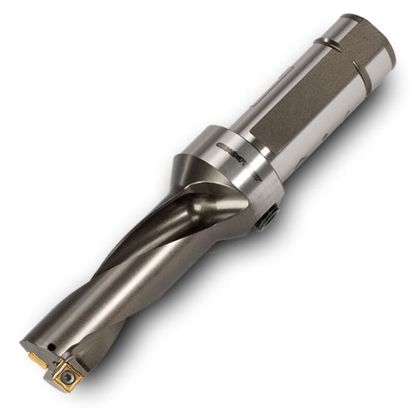 Picture of INGERSOLL QR0191038N5R02 0.750 (19.05 mm) Square Insert Indexable Drill s - Inch|L:D Ratio - 2:1|For Lathe Use: Brass Coolant Fitting Should Be Ordered Separately|