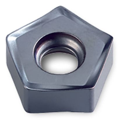 Picture of INGERSOLL PNCU0805GNTR IN4030 Milling Insert Pentagon 0.031 Corner Radius TiAIN + AlCrO