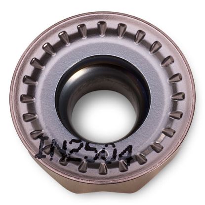 Picture of INGERSOLL RJLT1304MOTN IN2504 Milling Insert Round 0.250 TiAIN + TiN FormMasterShear Insert