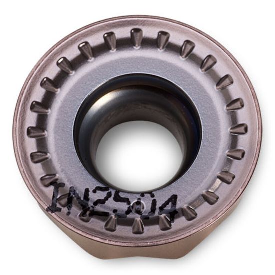 Picture of INGERSOLL RJLT1304MOTN IN2504 Milling Insert Round 0.250 TiAIN + TiN FormMasterShear Insert