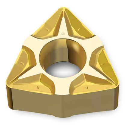 Picture of INGERSOLL WNMX331FM TT8125 Turning Insert Trigon TiCN + Al2O3 + TiN 0.016 Corner Radius