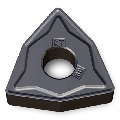 Picture of INGERSOLL WNMG432KT TT7025 Turning Insert Trigon TiCN + Al2O3 + TiN 0.031 Corner Radius