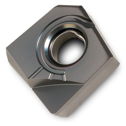 Picture of INGERSOLL GQHG190508R01 IN2504 Milling Insert Back Draft 0.031 TiAIN + TiN FinishBall+ Insert