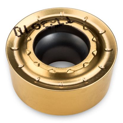 Picture of INGERSOLL RCMT120400MGS K10 Turning Insert Round TiN + TiCN + TiC + Al2O3 + TiN 0.236 Corner Radius