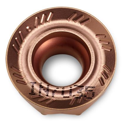 Picture of INGERSOLL RJLT1204MONLL IN7035 Milling Insert Round 0.236 TiCN + Al2O3 + TiN FormMasterShear Insert