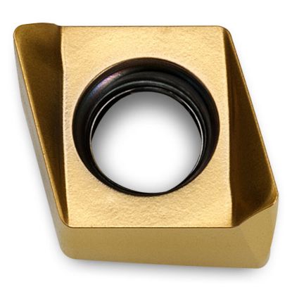 Picture of INGERSOLL MNHU060304R-HW IN2505 Milling Insert Paralelagram 0.015 TiAIN + TiN Tetra Insert Carbide