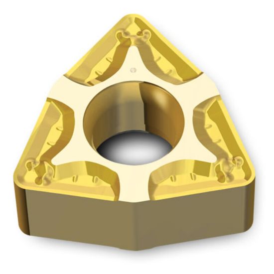 Picture of INGERSOLL WNMX331PC TT8125 Turning Insert Trigon TiCN + Al2O3 + TiN 0.016 Corner Radius