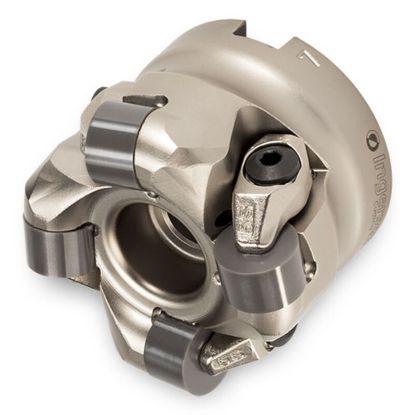 Picture of INGERSOLL DW1H-25R02 Milling Cutter Button Cutter 2.500 Shell Arbor 0.7500 5 Flute 0.25 Max DOC 1.570 OAL