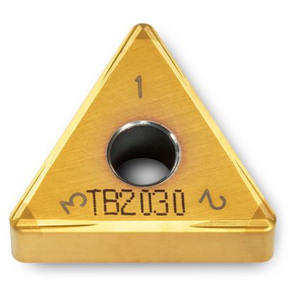 Picture of INGERSOLL TNGM333CF LS3 TB2030 Turning Insert Triangle TiN 0.047 Corner Radius