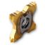 Picture of INGERSOLL TQS27-16-UN TT9080 Cut Off,Grooving Insert 0.009 Corner Radius TiAIN + TiN