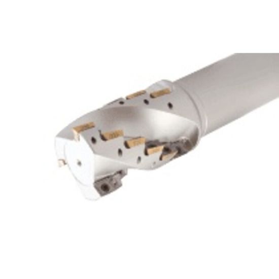 Picture of ISCAR APK D1.25-1.75W1.25FE Milling Cutter 90.0°, Corn Cob 1.250 Diameter Weldon 1.250 4.500 OAL 12 Flute