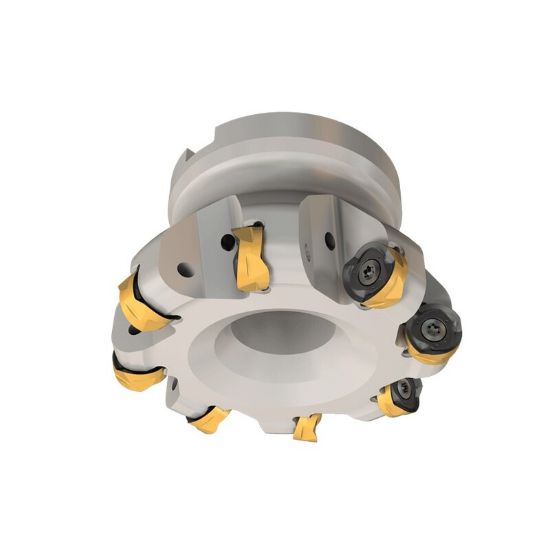 Picture of ISCAR H606 FR D3.00-08-1.00-12 Milling Cutter Button Cutter 3.000 Diameter Face Mill 1.000 2.000 OAL 8 Flute