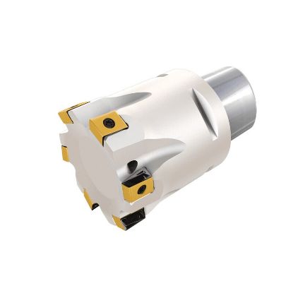 Picture of ISCAR T490 FLN D44-06-C4-08 Milling Cutter 90.0°, Corn Cob 1.732 Diameter PSC "Capto Type" 1.574 1.772 OAL 6 Flute