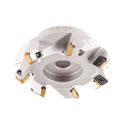 Picture of ISCAR HOF D2.00-04-0.75-R06 Milling Cutter 42.0° 2.000 Diameter Face Mill 0.750 1.770 OAL 4 Flute