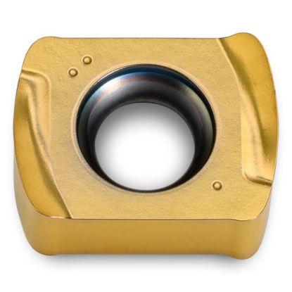 Picture of INGERSOLL UNLU1105M0TR-ML IN2505 Milling Insert Tear Drop 0.120 TiAIN + TiN PowerFeed+ Insert