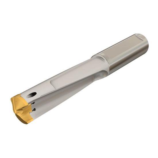Picture of ISCAR DCM 0591-205-059B-3.5D 0.591" Indexable Head Drill s without a Flange and One Flat Shank, Drill ing Depth 3.5xD, Suitable for Chamfer ing Holders