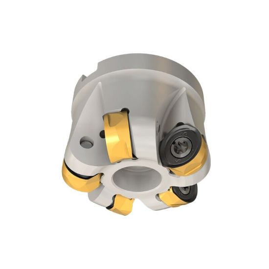 Picture of ISCAR H400 FR D3.00-07-1.00-16 Milling Cutter Button Cutter 3.000 Diameter Face Mill 1.000 1.750 OAL 7 Flute
