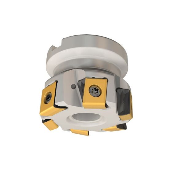Picture of ISCAR T490 FLN D5.00-9-1.5-R-13 Milling Cutter 90.0° 5.000 Diameter Face Mill 1.500 2.000 OAL 9 Flute