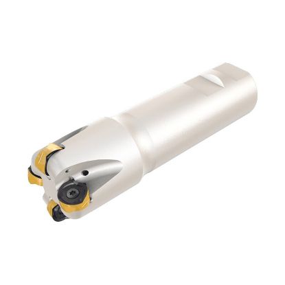 Picture of ISCAR H606 ER D1.5-04-W1.25-.50 Milling Cutter Button Cutter 1.500 Diameter Weldon 1.250 5.000 OAL 4 Flute