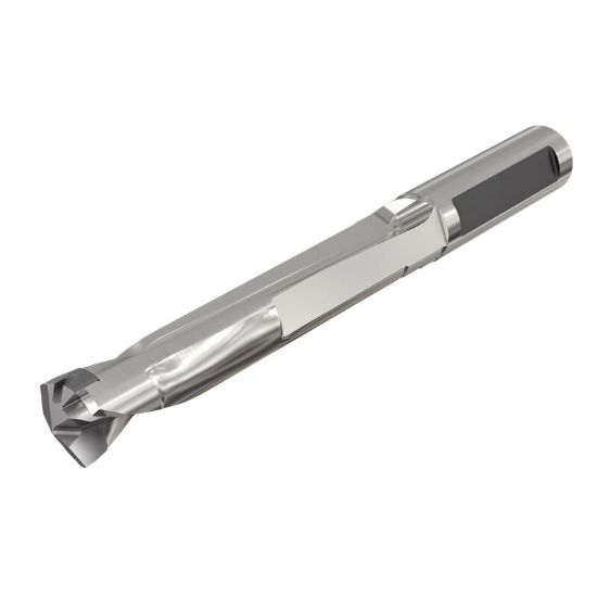 Picture of ISCAR DCNS 0827-413-082B-5D 0.827" Indexable Head Drill s without a Flange and One Flat Shank, Drill ing Depth 5xD, Suitable for Chamfer ing Holders