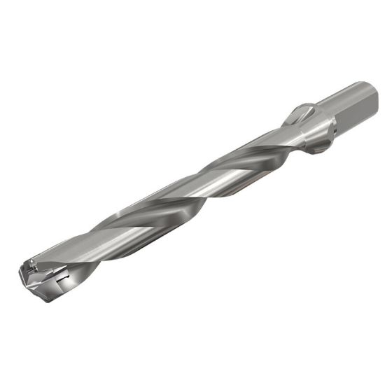 Picture of ISCAR DCN 1181-945-125A-8D 1.181" Indexable Head Drill s with Coolant Holes and One Flat Shank, Drill ing Depth 8xD