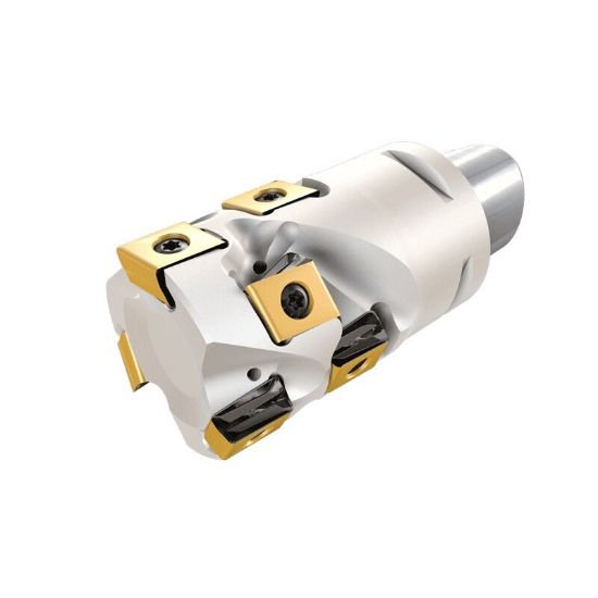Picture of ISCAR T490 LNKD50-47-3L100C6-13 Milling Cutter 90.0°, Corn Cob 1.968 Diameter PSC "Capto Type" 2.362 5.433 OAL 12 Flute