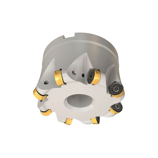Picture of ISCAR H400 FR D2.50-07-1.00-12 Milling Cutter Button Cutter 2.500 Diameter Face Mill 1.000 1.970 OAL 7 Flute