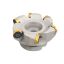 Picture of ISCAR IQ845 FSYD3.0-08-1.00-R07 Milling Cutter 45.0° 3.000 Diameter Face Mill 1.000 1.750 OAL 8 Flute