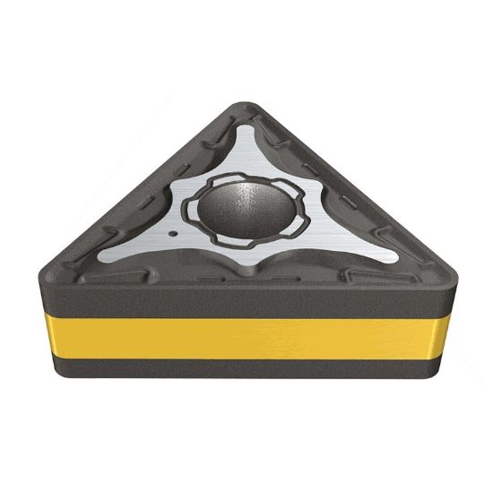 Picture of ISCAR TNMG432 M3P IC830 Turning Insert Triangle Carbide AlTiN + TiN 0.031 Corner Radius