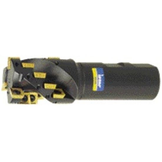 Picture of ISCAR SPK 1.5-1.7W1.25-10 Milling Cutter 90.0°, Corn Cob 1.500 Diameter Weldon 1.250 4.750 OAL 15 Flute