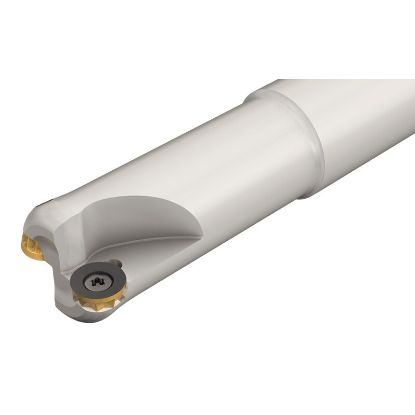 Picture of ISCAR ER D087A125-4-C1.00-.38 Milling Cutter Button Cutter 0.870 Diameter Round 1.000 6.500 OAL 4 Flute