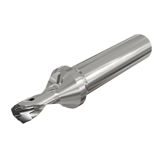 Picture of ISCAR DCN 0531-080-063R-1.5D 0.531" Indexable Head Drill s with Coolant Holes and a Cylindrical Shank, Drill ing Depth 1.5xD