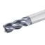 Picture of ISCAR ECKI-H4R 375-750C03CF-3 IC900 DIA 3/8 SH 0.3750 LOC 0.7500 OAL 3.00 End Mill Standard Flute Standard Helix Carbide AlTiN Single End 45.0° Chamfer 0.0300 0.76MM SolidMill