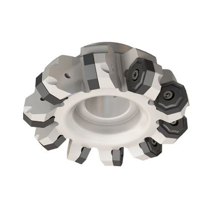 Picture of ISCAR F45NM D4.0-07-1.50-R08 Milling Cutter 44.3° 4.000 Diameter Face Mill 1.500 2.000 OAL 7 Flute
