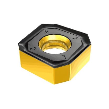 Picture of ISCAR S845SNHU1806ANR IC5100 Milling Insert Square 0.039 Corner Radius TiCN + Al2O3