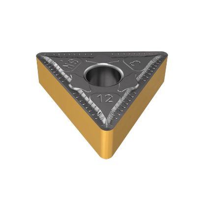 Picture of ISCAR TNMG543 GN IC830 Turning Insert Triangle Carbide AlTiN + TiN 0.047 Corner Radius