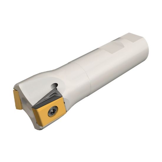 Picture of ISCAR T490 ELN D1.25-2-W1.00-16 Milling Cutter 90.0° 1.250 Diameter Weldon 1.000 4.000 OAL 2 Flute