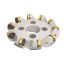 Picture of ISCAR SOF45 D10.0-12-2.50-R26 Milling Cutter 45.0°, 44.0° 10.00 Diameter Face Mill 2.500 2.500 OAL 12 Flute