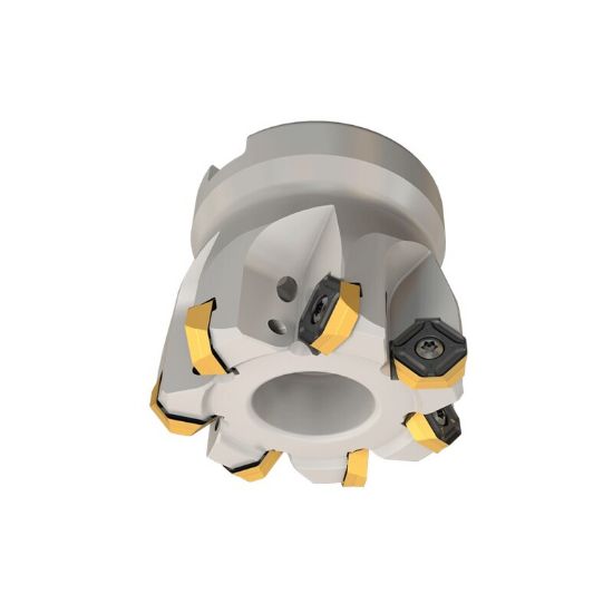 Picture of ISCAR IQ845 FSYD2.5-07-1.00-R05 Milling Cutter 50.0° 2.500 Diameter Face Mill 1.000 1.750 OAL 7 Flute