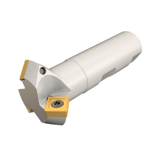 Picture of ISCAR E45 D.62-W.75 Milling Cutter 45.0° 0.625 Diameter Weldon 0.750 3.540 OAL 2 Flute