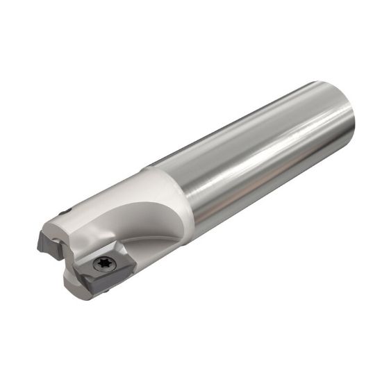 Picture of ISCAR E90A D2.00-W1.00 Milling Cutter 90.0° 2.000 Diameter Weldon 1.000 4.000 OAL 7 Flute